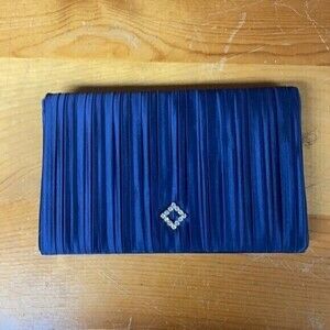 Lord and Taylor Navy Clutch